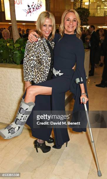 Nicole Appleton and Tamzin Outhwaite attend the press night after party for "Stepping Out" at the Coutts Bank on March 14, 2017 in London, England.