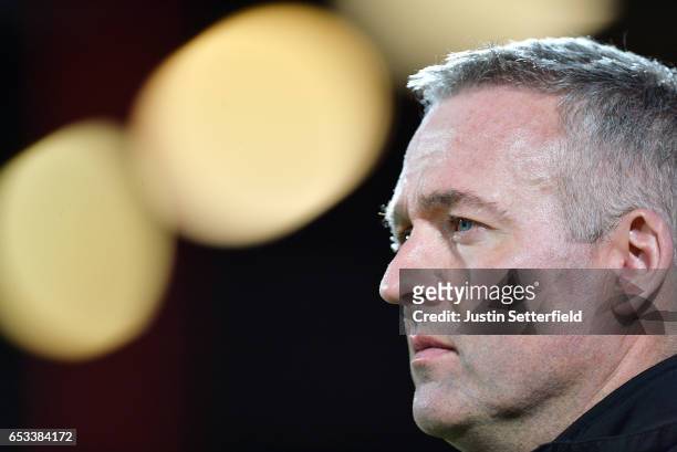 Paul Lambert, Manager of Wolves ahead of the Sky Bet Championship match between Brentford and Wolverhampton Wanderers at Griffin Park on March 14,...