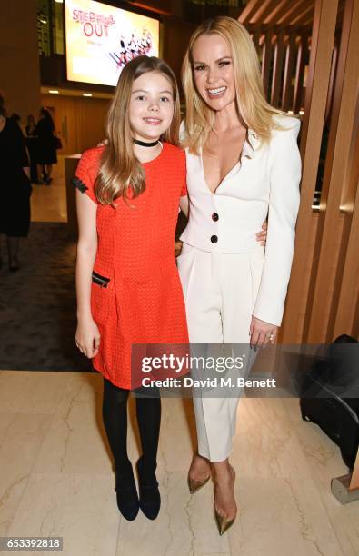 Amanda Holden and daughter Alexa Hughes attend the press night after party for "Stepping Out" at the Coutts Bank on March 14, 2017 in London, England.