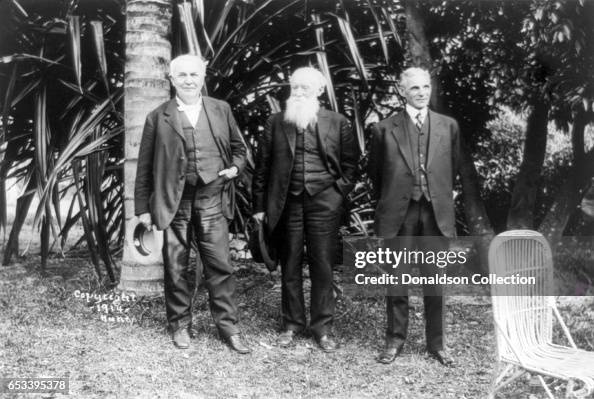 Thomas Edison, John Burroughs, Henry Ford Portrait