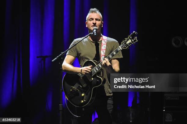 Singer-songwriter Joe Sumner performs onstage during the Sting "57th & 9th" World Tour at Hammerstein Ballroom on March 14, 2017 in New York City.