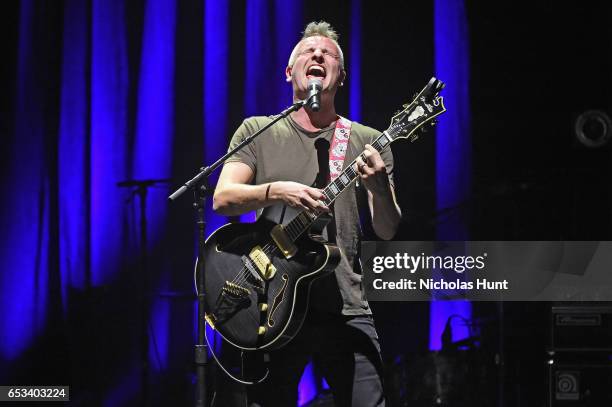 Singer-songwriter Joe Sumner performs onstage during the Sting "57th & 9th" World Tour at Hammerstein Ballroom on March 14, 2017 in New York City.