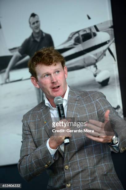 Golfer Brandt Snedeker talks about how Arnold Palmer has inspired him on and off the golf course during a panel discussing the late golfer's legacy...