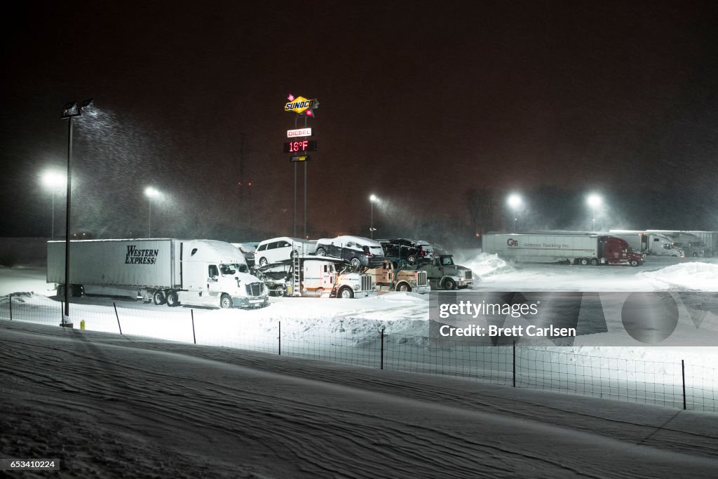 Major Winter Storm Hammers East Coast With High Winds And Heavy Snow