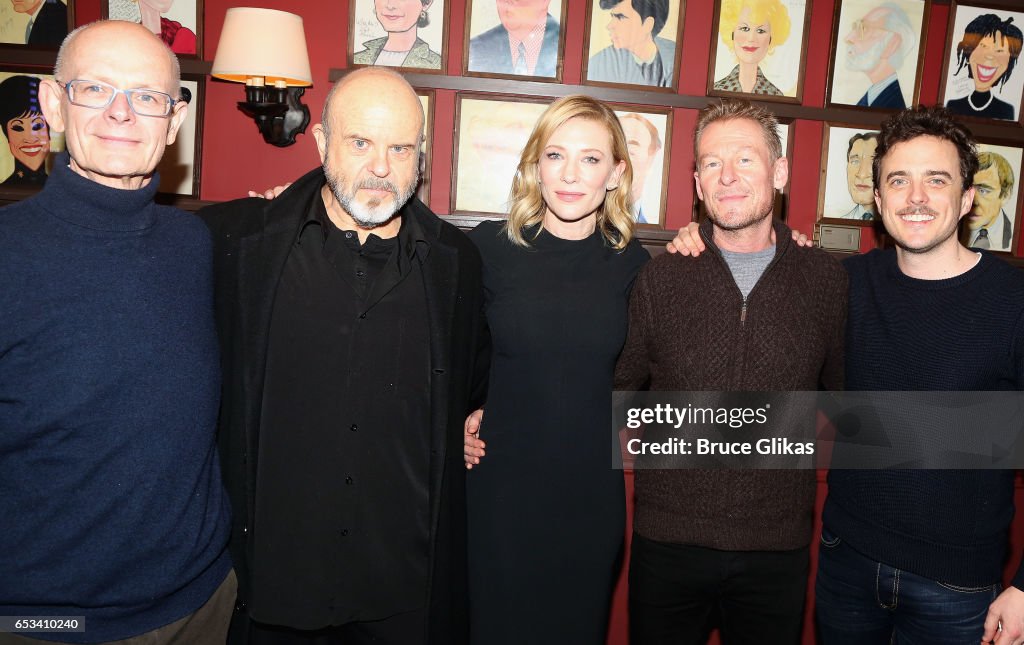 Cate Blanchett's And Richard Roxburgh's Sardi's Portraits Unveiling