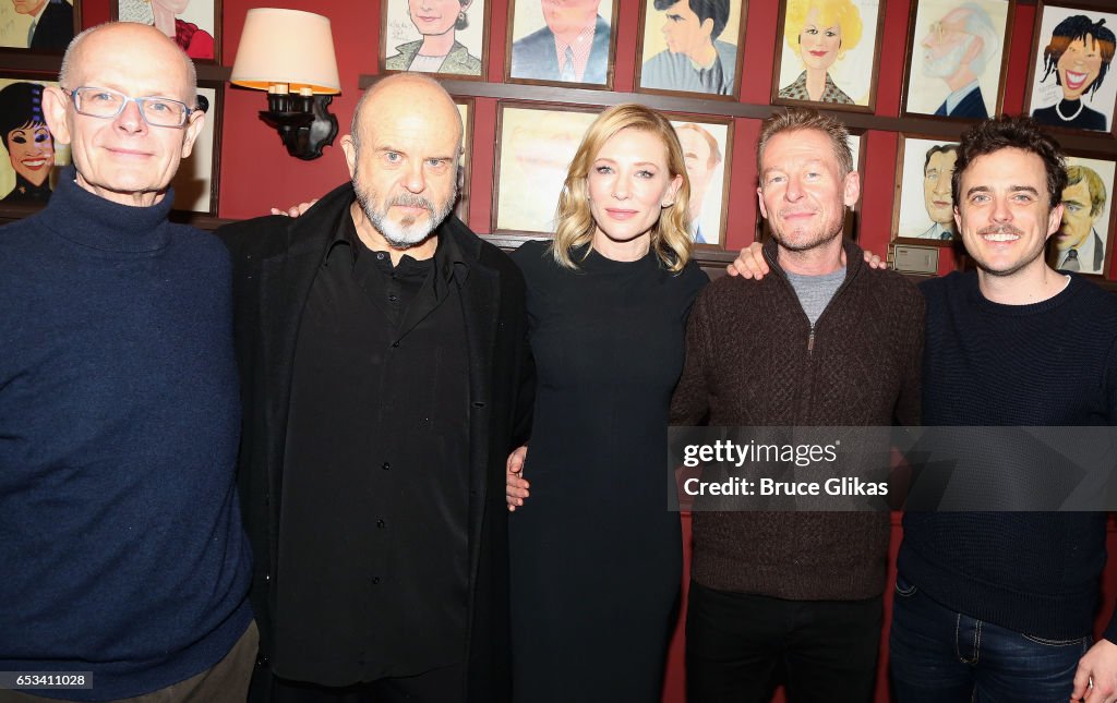 Cate Blanchett's And Richard Roxburgh's Sardi's Portraits Unveiling