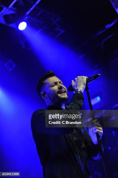 Calum Scott performs on stage at KOKO on March 14, 2017 in London, United Kingdom.