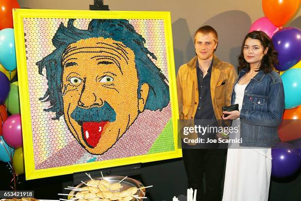 Johnny Flynn and Samantha Colley attend the "Nat Geo Further Base Camp" at SXSW 2017 day 5 on March 14, 2017 in Austin, Texas.