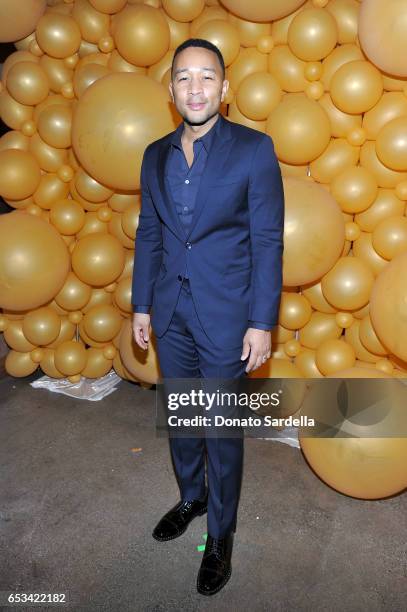 John Legend at the Power Stylists Dinner, hosted by The Hollywood Reporter and Jimmy Choo, on March 14, 2017 in West Hollywood, California.