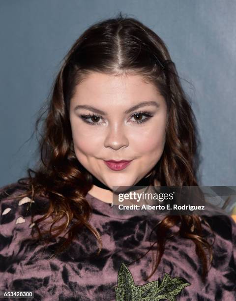 Actress Hannah Zeile attends a screening of the season finale of NBC's "This Is Us" at The Directors Guild Of America on March 14, 2017 in Los...