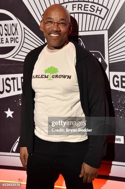 Tony Hillary of Harlem Grow attends Experience Harlem hosted by Airbnb and Ghetto Gastro on March 14, 2017 in New York City.