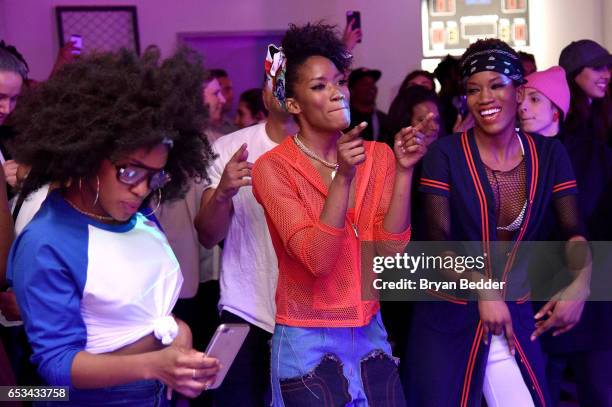 Guests attend Experience Harlem hosted by Airbnb and Ghetto Gastro on March 14, 2017 in New York City.