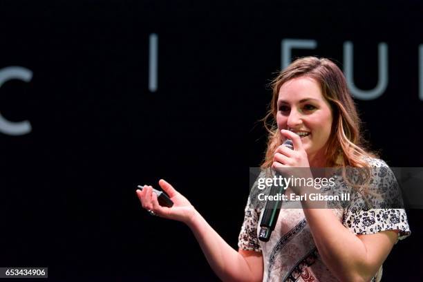 Marine Biologist Erika Bergman speaks onstage at National Geographic Presents "Nat Geo Further Base Camp" At SXSW 2017-Day 4 on March 14, 2017 in...