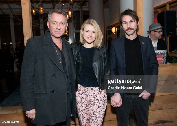 Sean Pertwee and Erin Richards attend the after party for "T2 Trainspotting" hosted by TriStar Pictures and The Cinema Society with 19 Crimes at Mr....