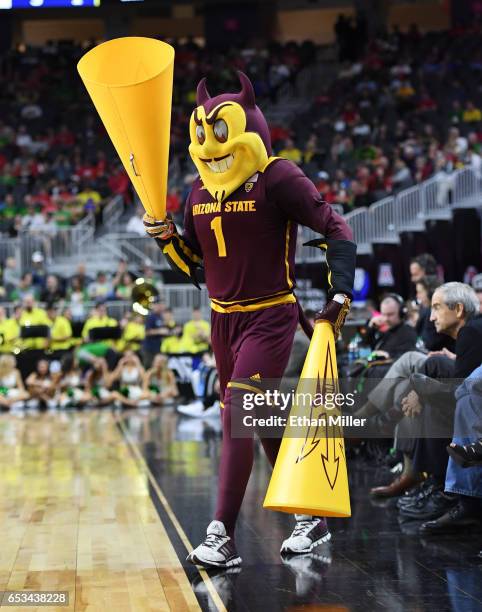Arizona State Sun Devils Mascot "Sparky" Logo Iron On Patch - Foto 8
