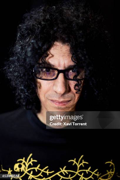 Giovanni Allevi poses for a portrait at Casino de l'Alianca on March 05, 2017 in Barcelona, Spain.