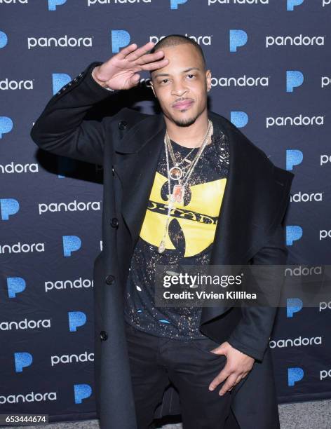 Rapper T.I. Attends Pandora at SXSW 2017 on March 14, 2017 in Austin, Texas.