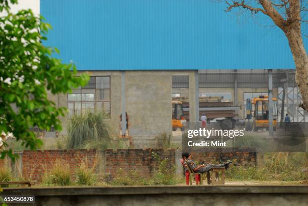 Deserted Tata nano factory at Singur, photographed on March 17, 2010 in Kolkata, India.