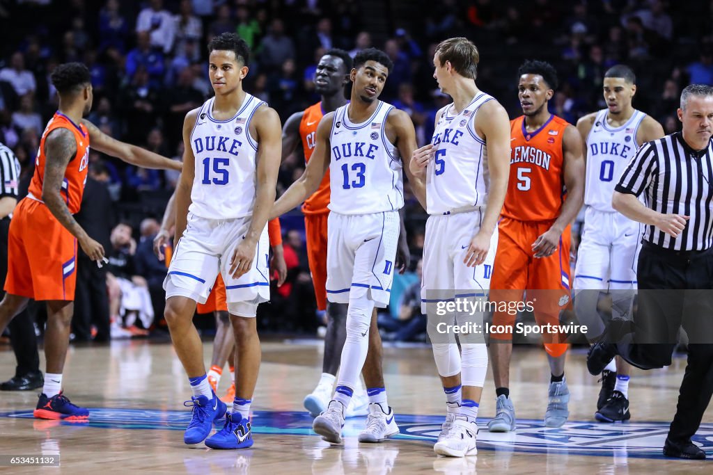 COLLEGE BASKETBALL: MAR 08 ACC Tournament - Duke v Clemson