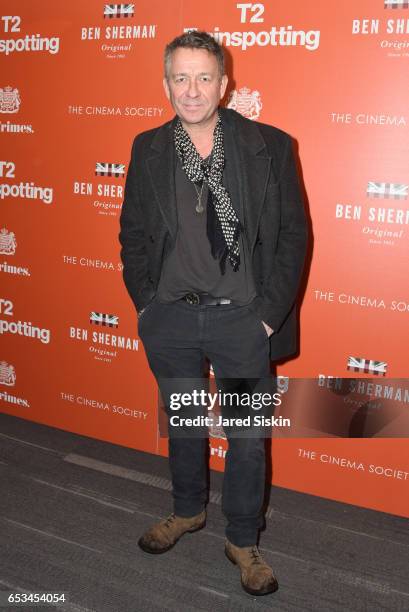 Sean Pertwee attends TriStar Pictures & The Cinema Society Host a Screening of "T2 Trainspotting" at Landmark Sunshine Cinema on March 14, 2017 in...