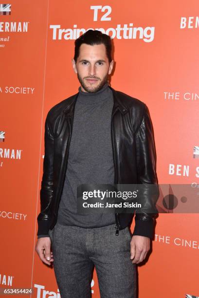 Jake Davies attends TriStar Pictures & The Cinema Society Host a Screening of "T2 Trainspotting" at Landmark Sunshine Cinema on March 14, 2017 in New...