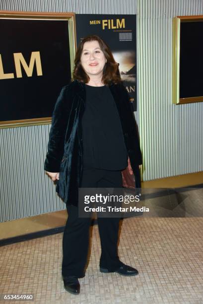 German actress and author Eva Mattes attends the 'Mein Film' Premiere at Astor Film Lounge on March 14, 2017 in Berlin, Germany.