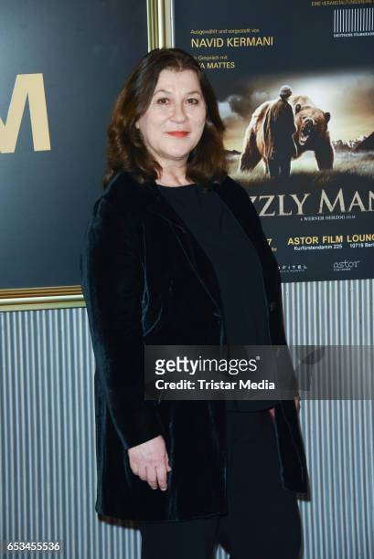 Eva Mattes attends the 'Mein Film' Premiere at Astor Film Lounge on March 14, 2017 in Berlin, Germany.