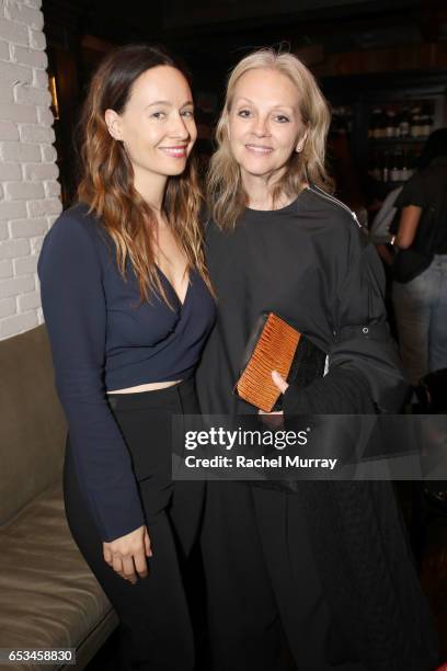 Jenni Kayne and Alison Edmond attend as Jenni Kayne + Loeffler Randall celebrate Pop-Up at AOC Wine Bar on March 14, 2017 in Los Angeles, California.