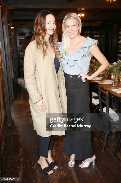 Jenni Kayne and Jessie Randall attend as Jenni Kayne + Loeffler Randall celebrate Pop-Up at AOC Wine Bar on March 14, 2017 in Los Angeles, California.