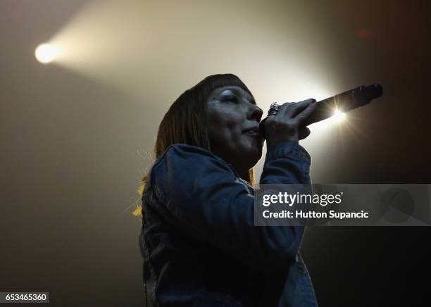 Thievery Corporation performs onstage at the Events DC music showcase during 2017 SXSW Conference and Festivals at Austin City Limits Live at the...