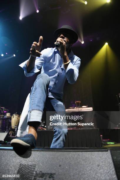 Thievery Corporation performs onstage at the Events DC music showcase during 2017 SXSW Conference and Festivals at Austin City Limits Live at the...