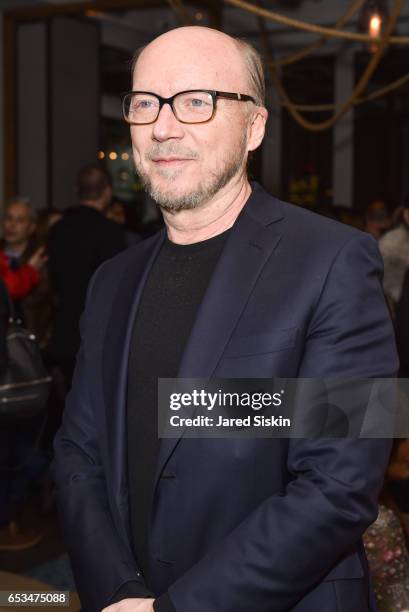 Paul Haggis attends TriStar Pictures & The Cinema Society with 19 Crimes Host the After Party for "T2 Trainspotting" at Mr. Purple at the Hotel...
