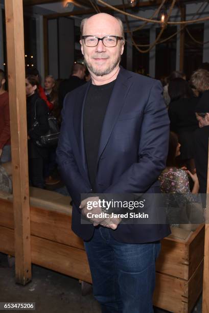 Paul Haggis attends TriStar Pictures & The Cinema Society with 19 Crimes Host the After Party for "T2 Trainspotting" at Mr. Purple at the Hotel...
