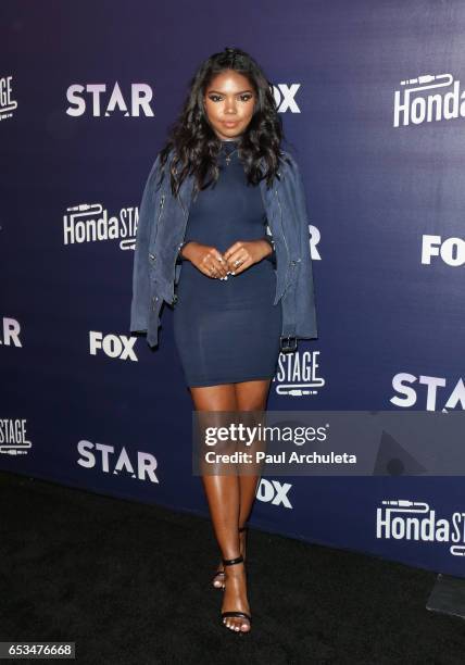 Actress Ryan Destiny attends the celebration of the music for FOX's new series "Star" at iHeartRadio Theater on March 14, 2017 in Burbank, California.