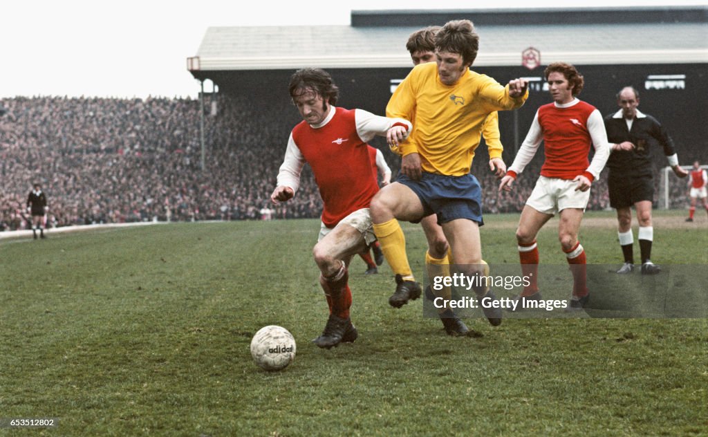 Arsenal v Derby County Division One 20 April 1974
