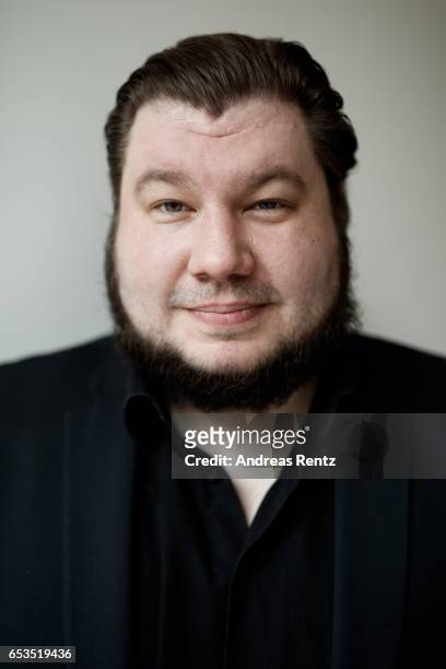 Producer Joonas Berghaell poses for photographs at the 'Kaisa's Enchanted Forest' portrait session during the 67th Berlinale International Film...