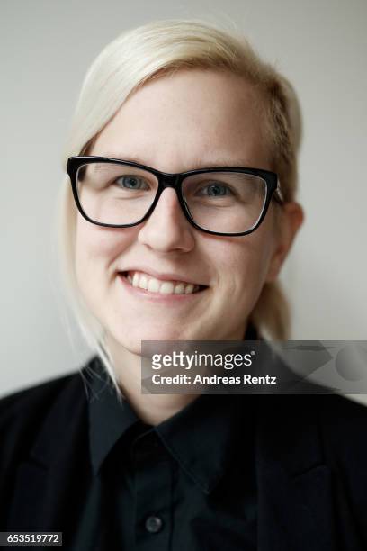 Producer Satu Majava poses for photographs at the 'Kaisa's Enchanted Forest' portrait session during the 67th Berlinale International Film Festival...