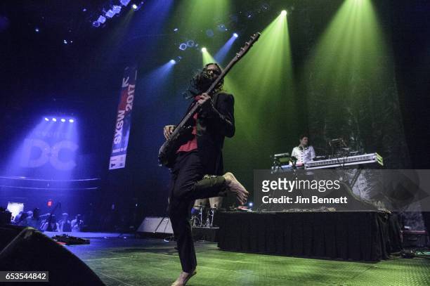 Thievery Corporation perform live at the We DC showcase during the SxSW Music Festival at the Moody Theater on March 14, 2017 in Austin, Texas.