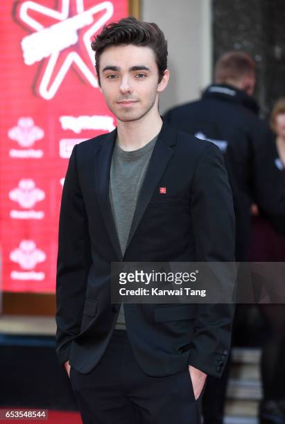 Nathan Sykes attends the Prince's Trust Celebrate Success Awards at the London Palladium on March 15, 2017 in London, England.