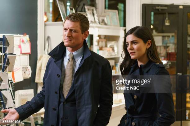 Dead Meat" Episode 106 -- Pictured: Philip Winchester as Peter Stone, Monica Barbaro as Anna Valdez --