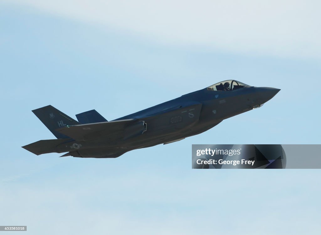 Air Force's Airmen Partake In Training Flights With The New F-35 At Hill Air Force Base