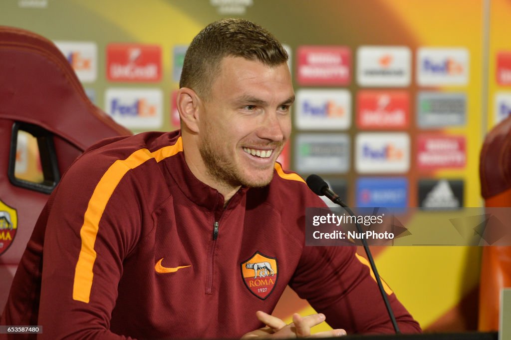 AS Roma press and training session