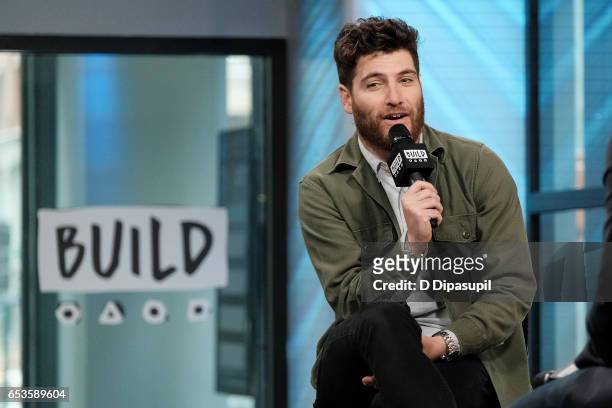 Adam Pally attends the Build Series to discuss "Making History" at Build Studio on March 15, 2017 in New York City.