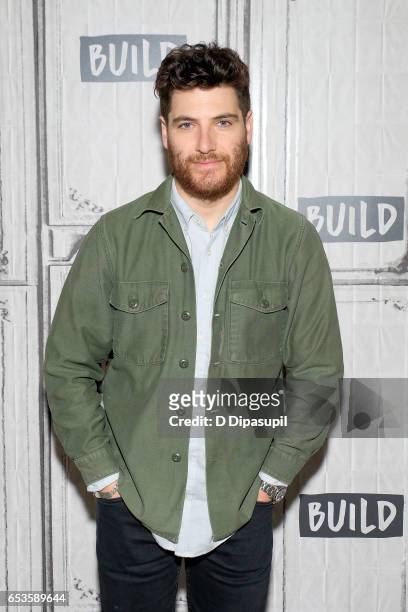 Adam Pally attends the Build Series to discuss "Making History" at Build Studio on March 15, 2017 in New York City.