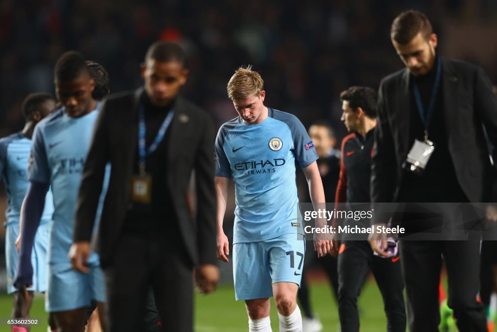 AS Monaco v Manchester City FC - UEFA Champions League Round of 16: Second Leg