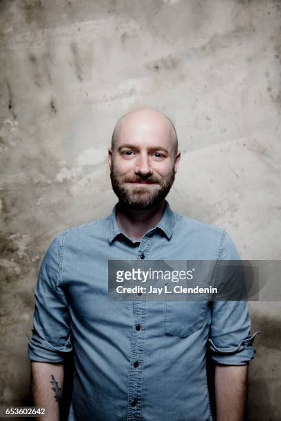 Songwriter Dan Romer, from the films "The Little Hours" and "Chasing Coral" is photographed at the 2017 Sundance Film Festival for Los Angeles Times...