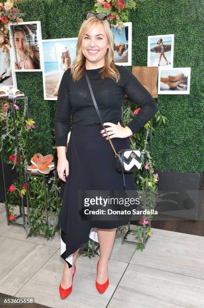 Hillary Kerr attends UGG SS17 campaign luncheon hosted by Rosie Huntington-Whiteley and Rachel Zoe at Catch LA. On March 15, 2017 in Los Angeles,...