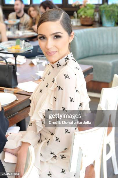 Olivia Culpo attend UGG SS17 campaign luncheon hosted by Rosie Huntington-Whiteley and Rachel Zoe at Catch LA. On March 15, 2017 in Los Angeles,...