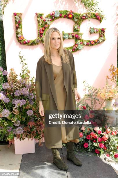 Molly Sims attends UGG SS17 campaign luncheon hosted by Rosie Huntington-Whiteley and Rachel Zoe at Catch LA. On March 15, 2017 in Los Angeles,...