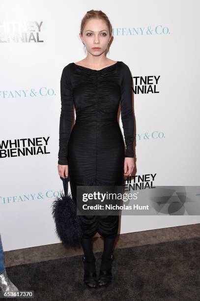 Tavi Gevinson attends the 2017 Whitney Biennial presented by Tiffany & Co. At The Whitney Museum of American Art on March 15, 2017 in New York City.